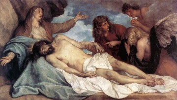  Cristo Pintura Art%c3%adstica - La Lamentación de Cristo Barroco bíblico Anthony van Dyck